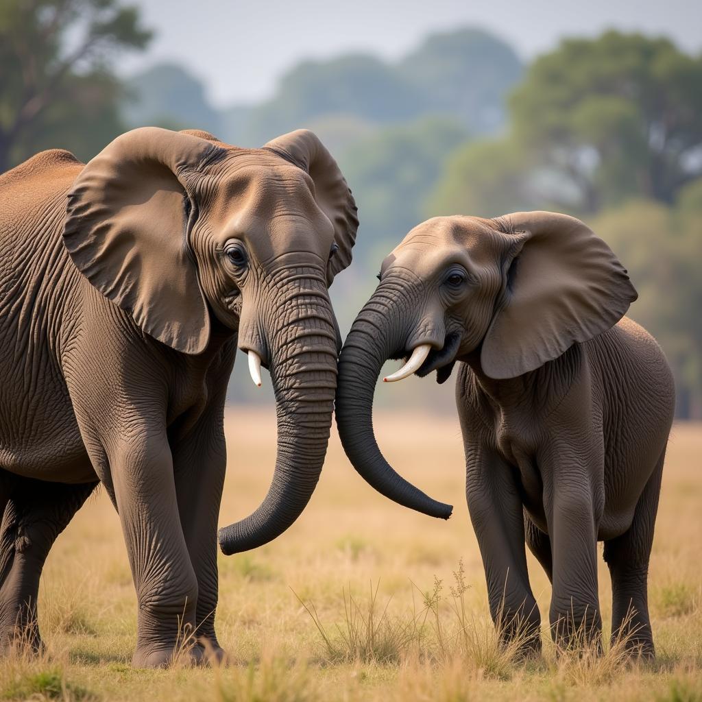 African Bush Elephant Mating Rituals