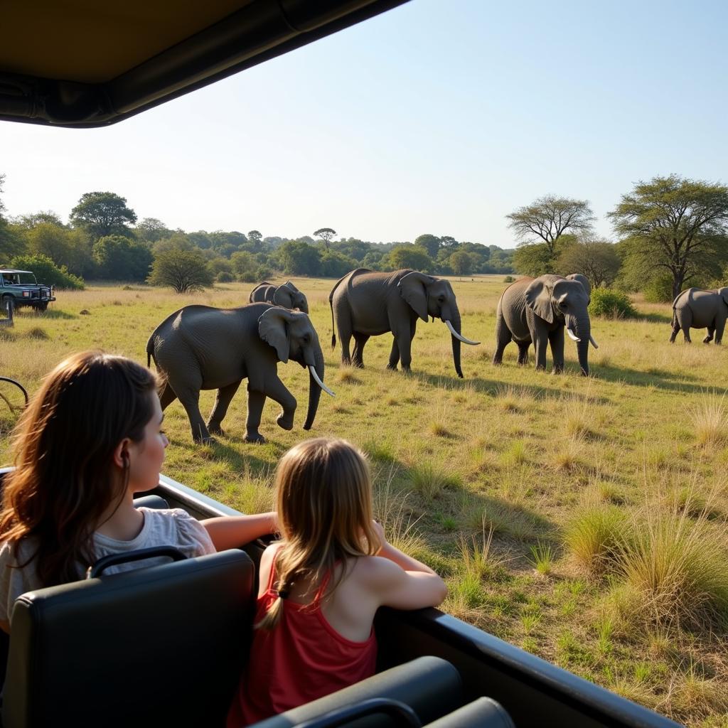 African Bush Elephant Safari Experience