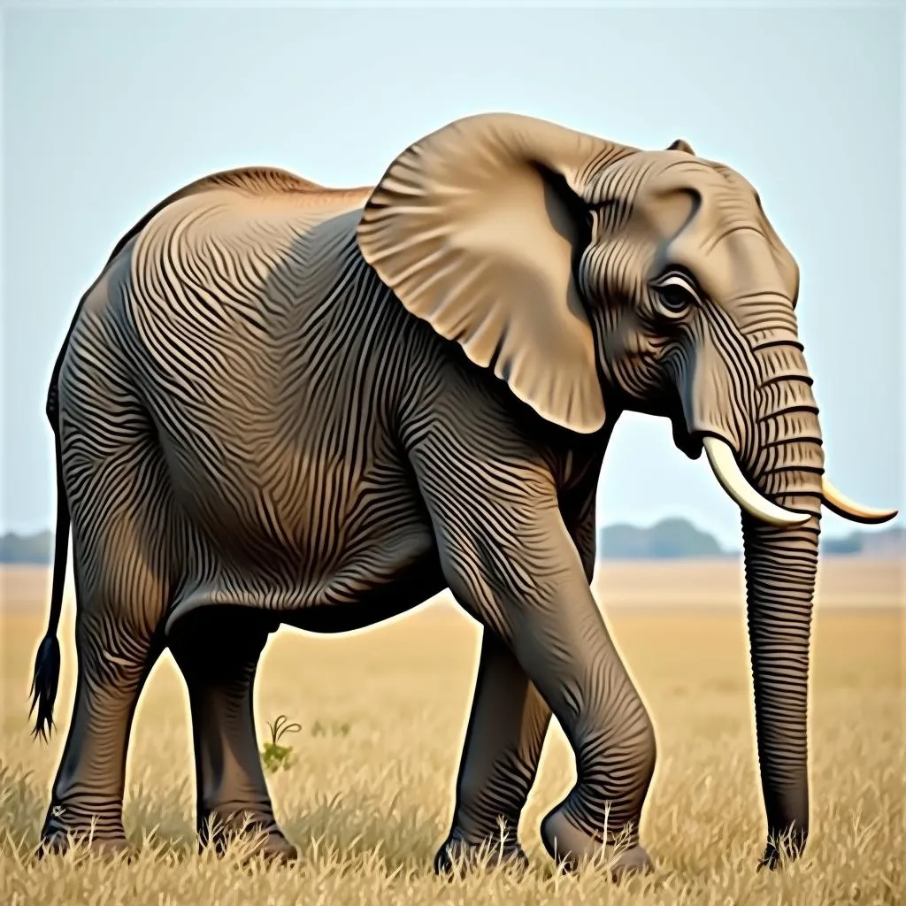 African Bush Elephant Average Weight