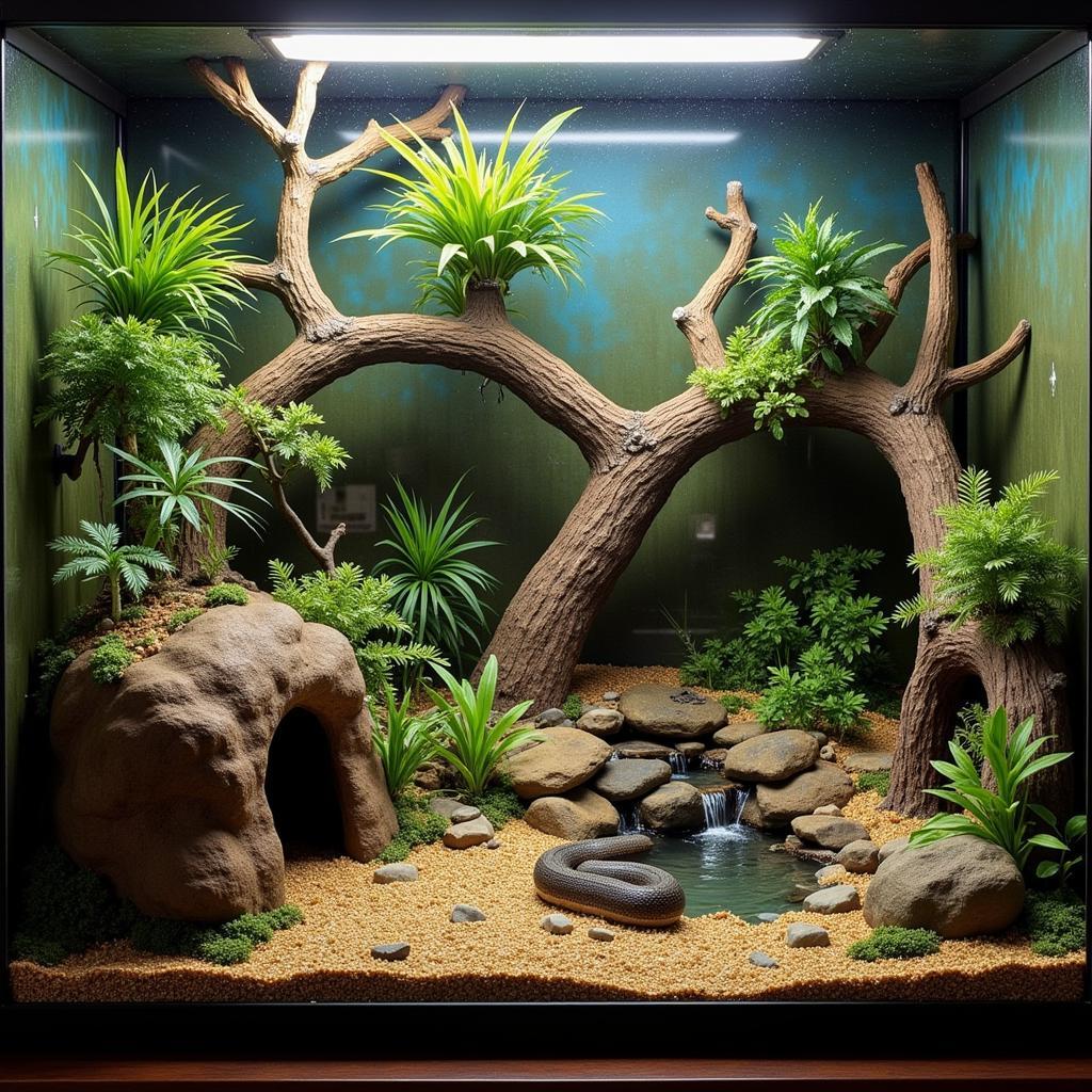 Proper African Bush Viper Enclosure Setup