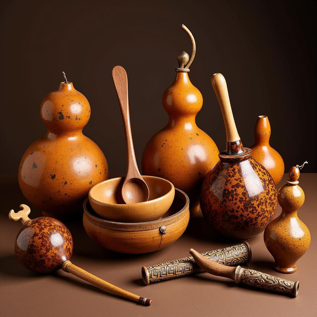 Artisanal Crafts from African Bushel Gourds