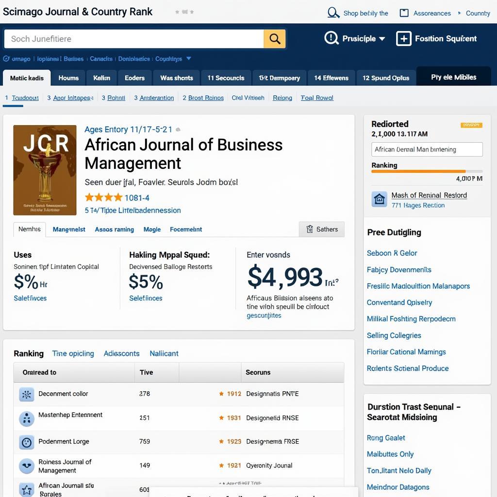 AJBM Scimago Ranking