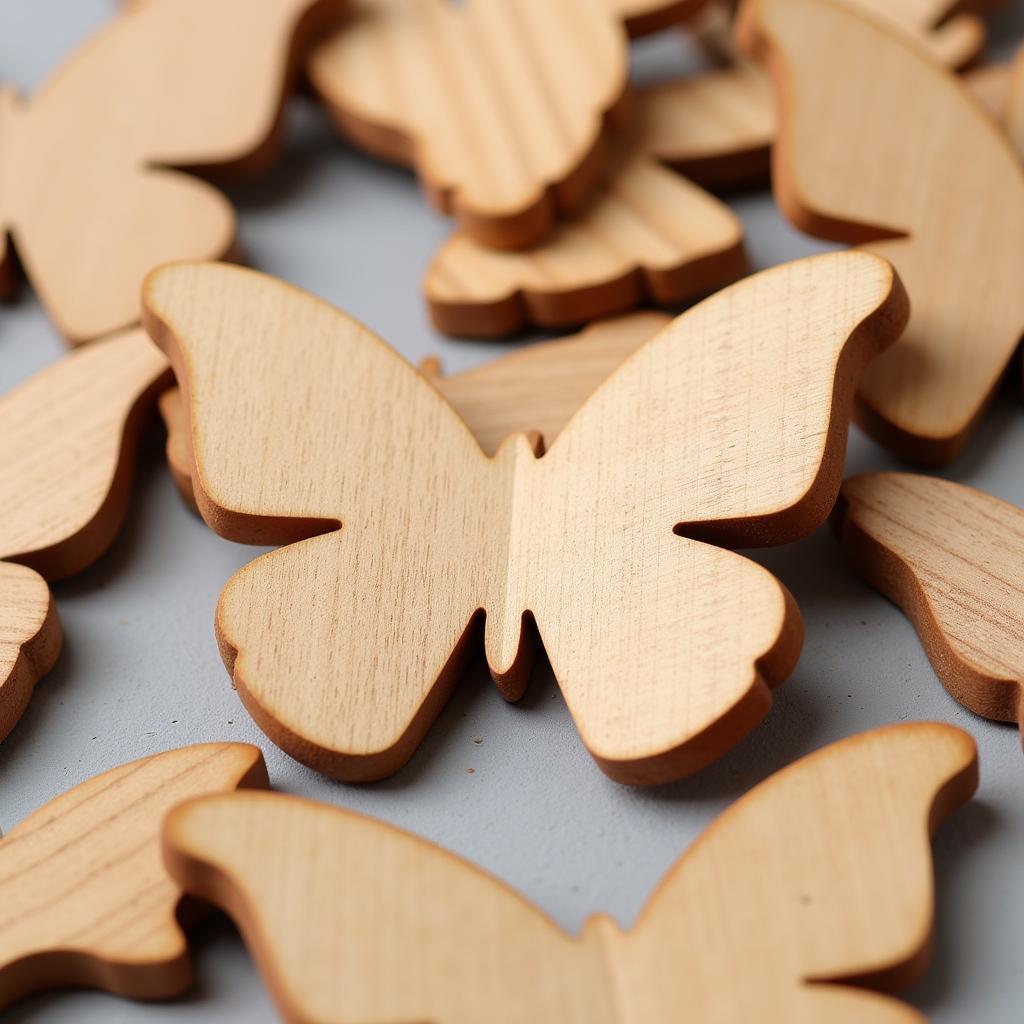 Assortment of African Butterfly Hair Clip Blanks