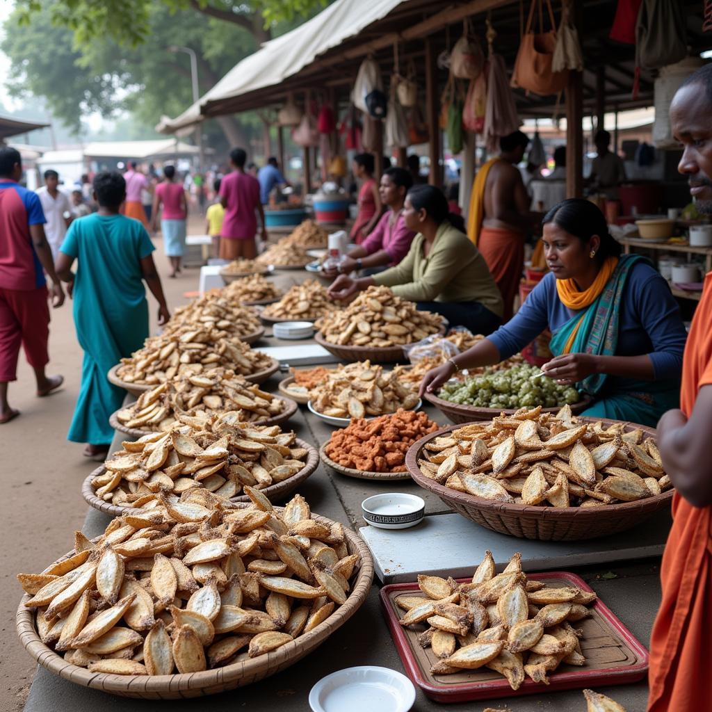 African Buzh Fish in Kerala Market