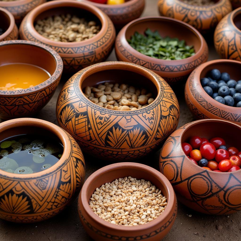 Traditional uses of the African calabash bowl