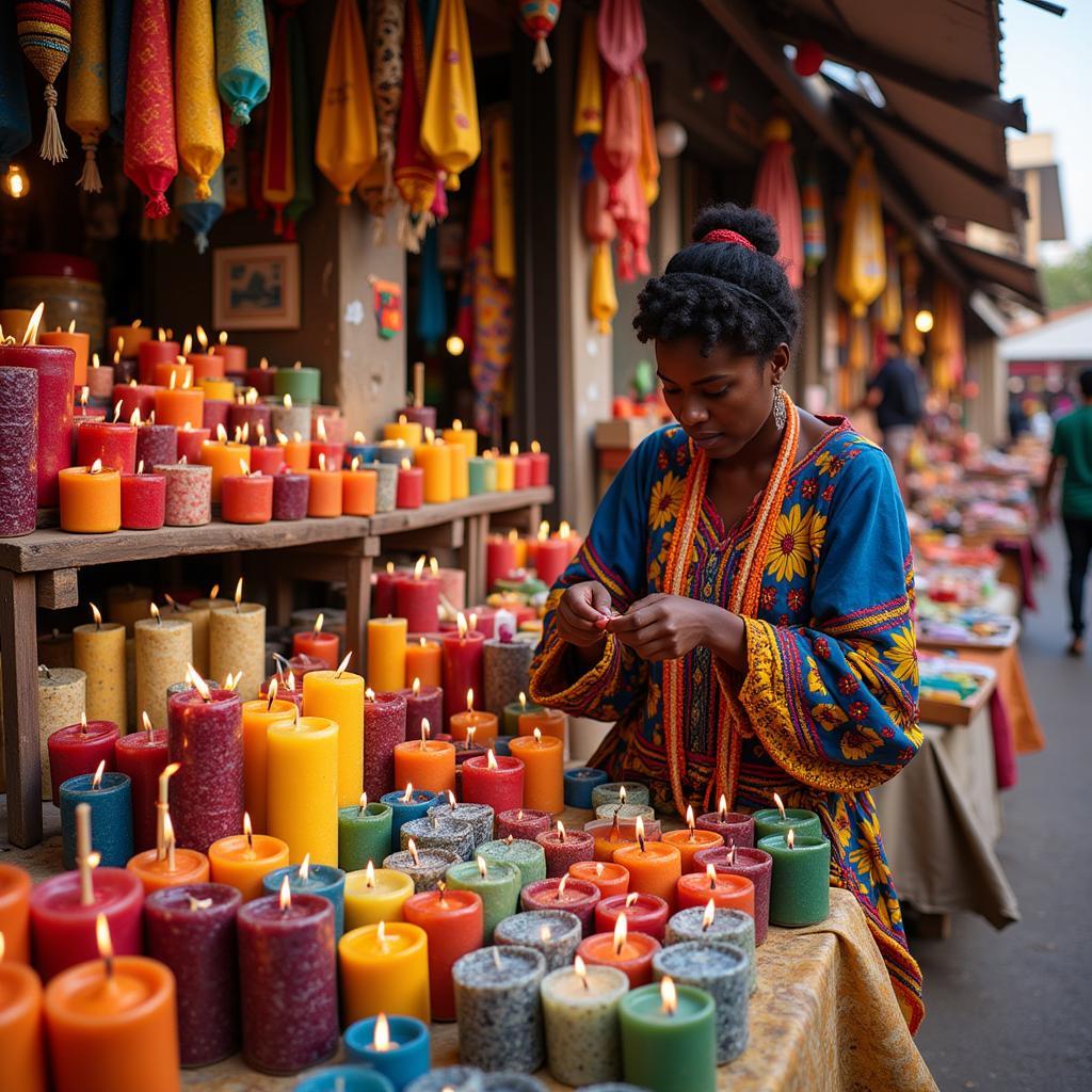 African Candle Market