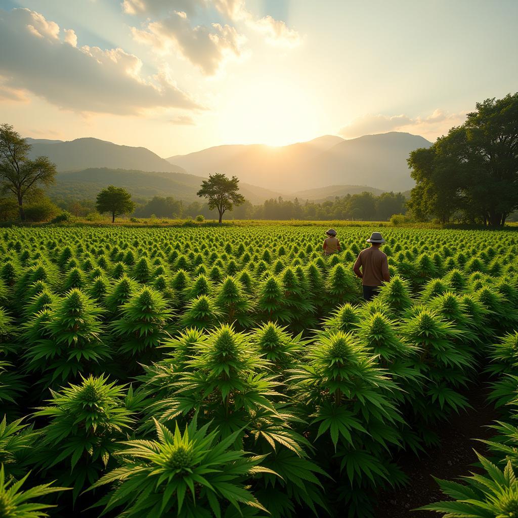 Cannabis Farm in Africa