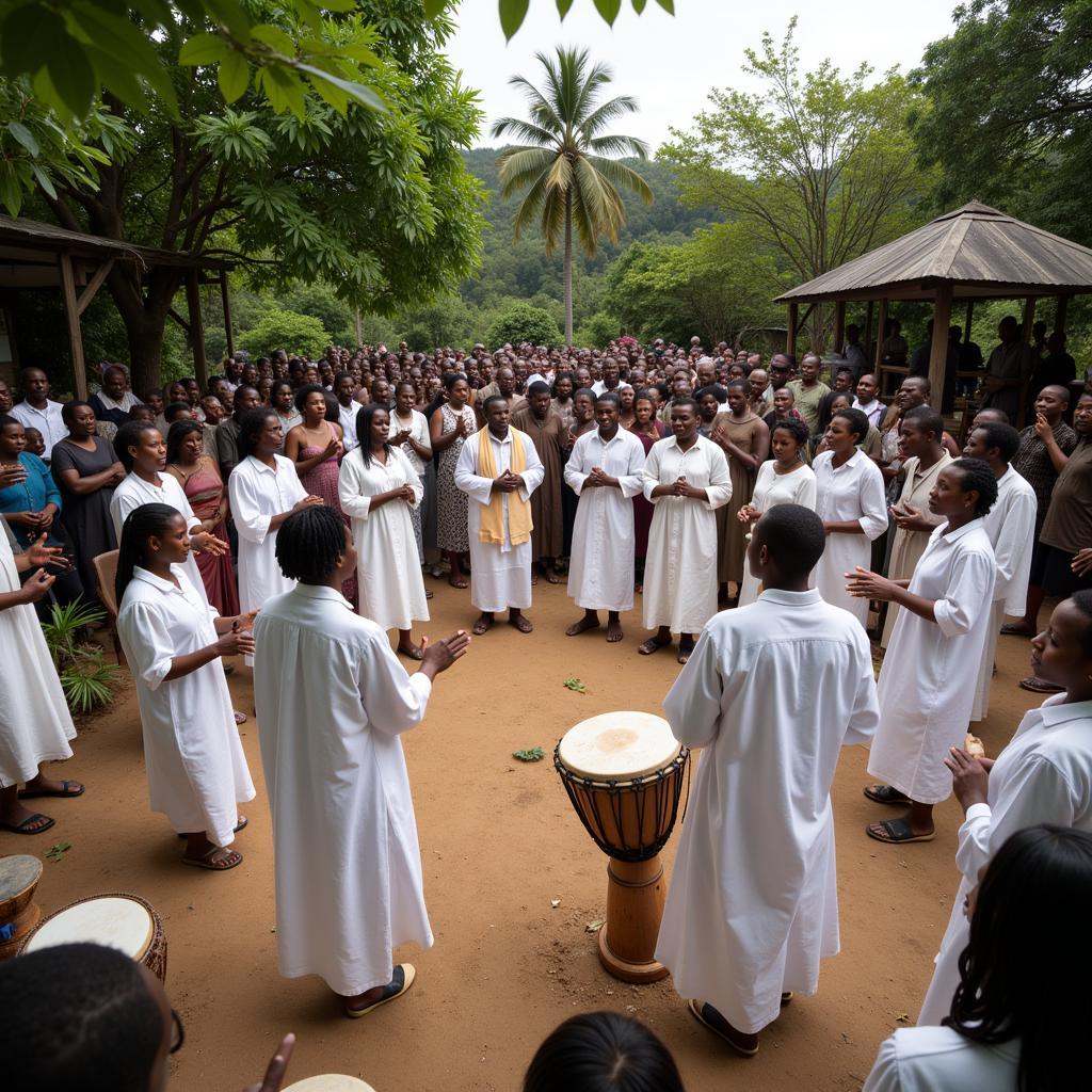 African Caribbean Religious Ceremony