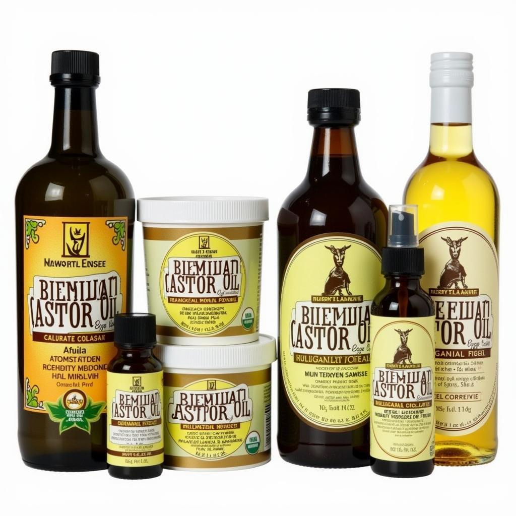 Different Varieties of African Castor Oil