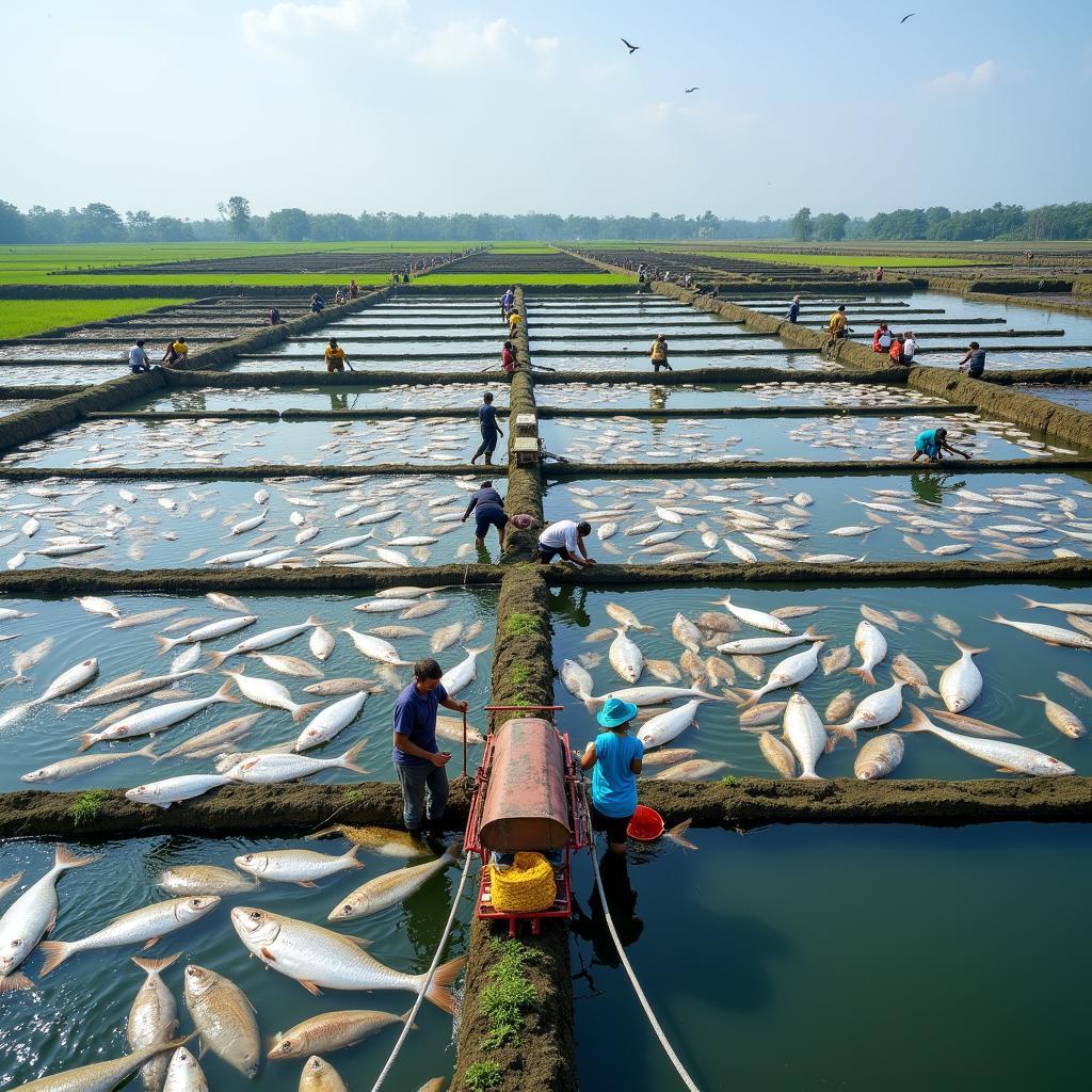 African Catfish Aquaculture Farm