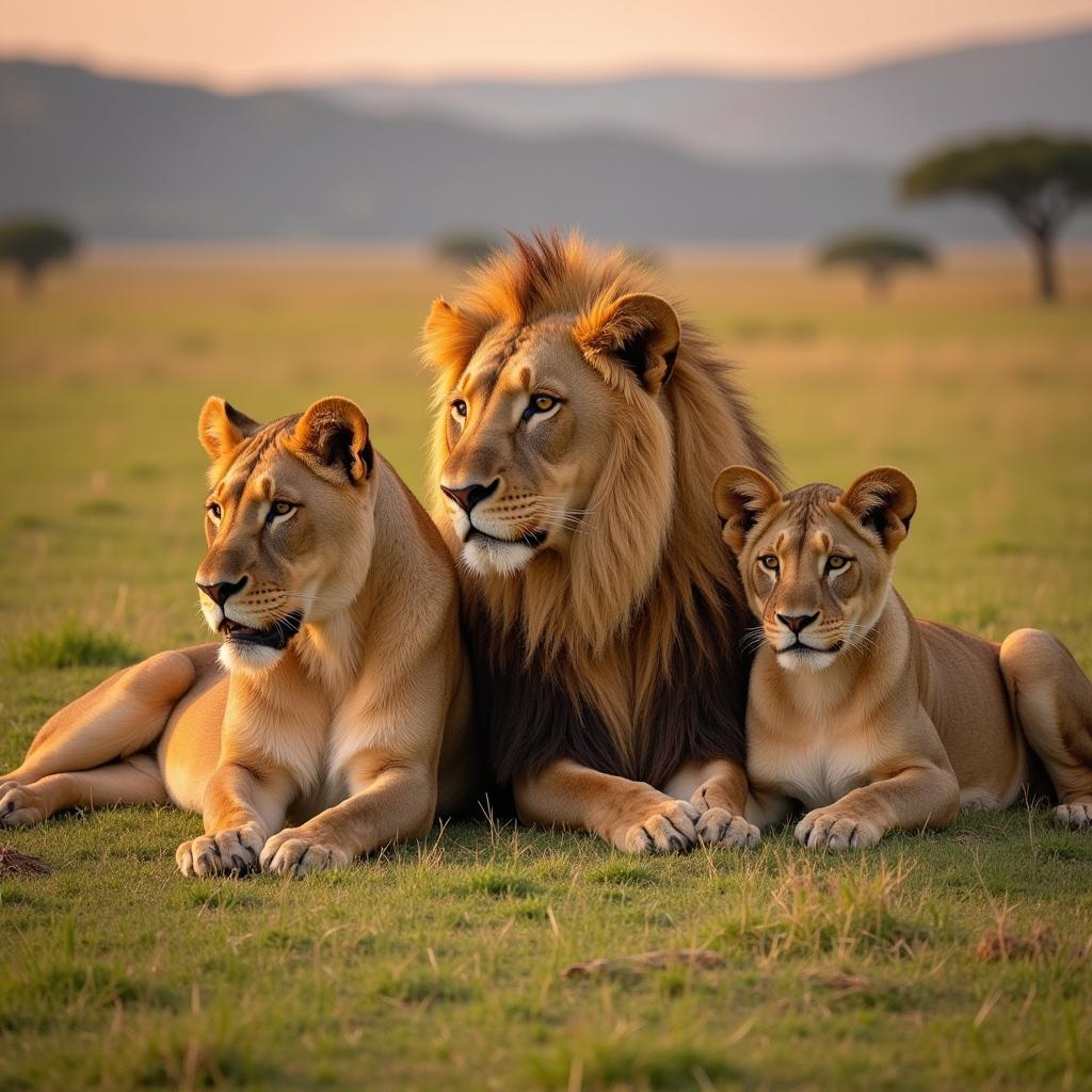 Lions of the Marsh Pride in African Cats documentary