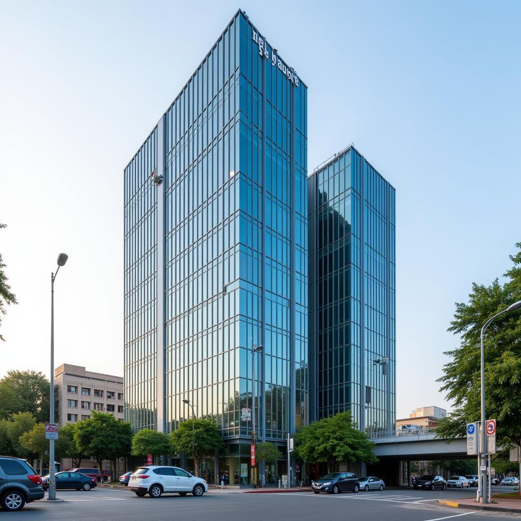 Modern African Central Bank Building