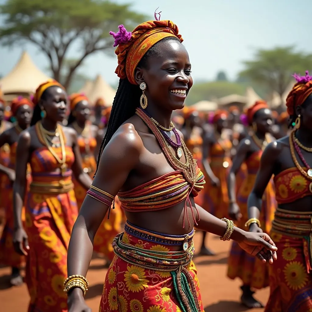 African Ceremony Dancing