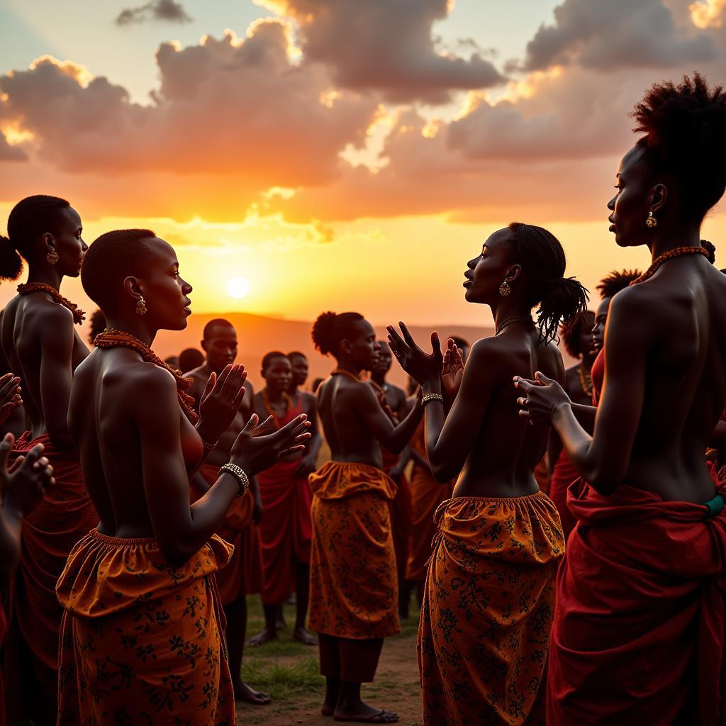 Traditional African Chant Ceremony