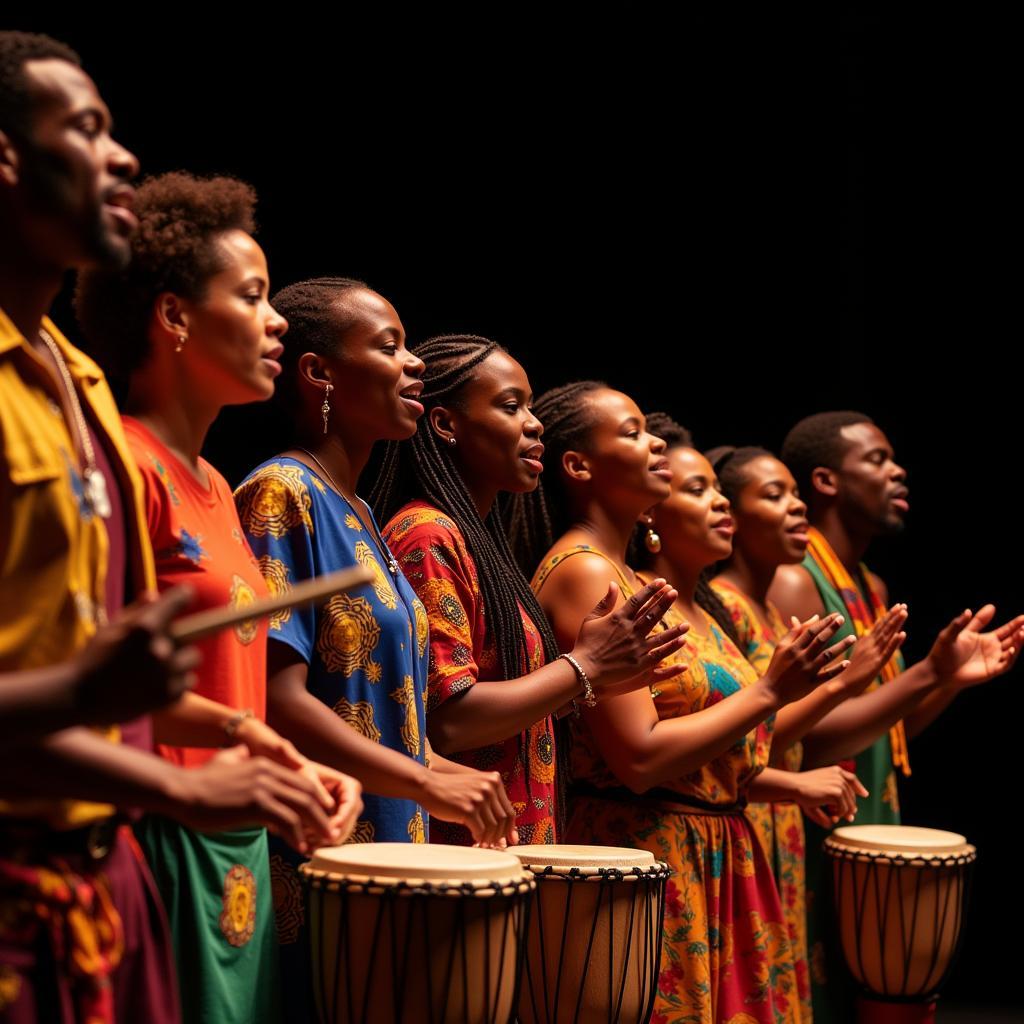 Group Performance of African Chants