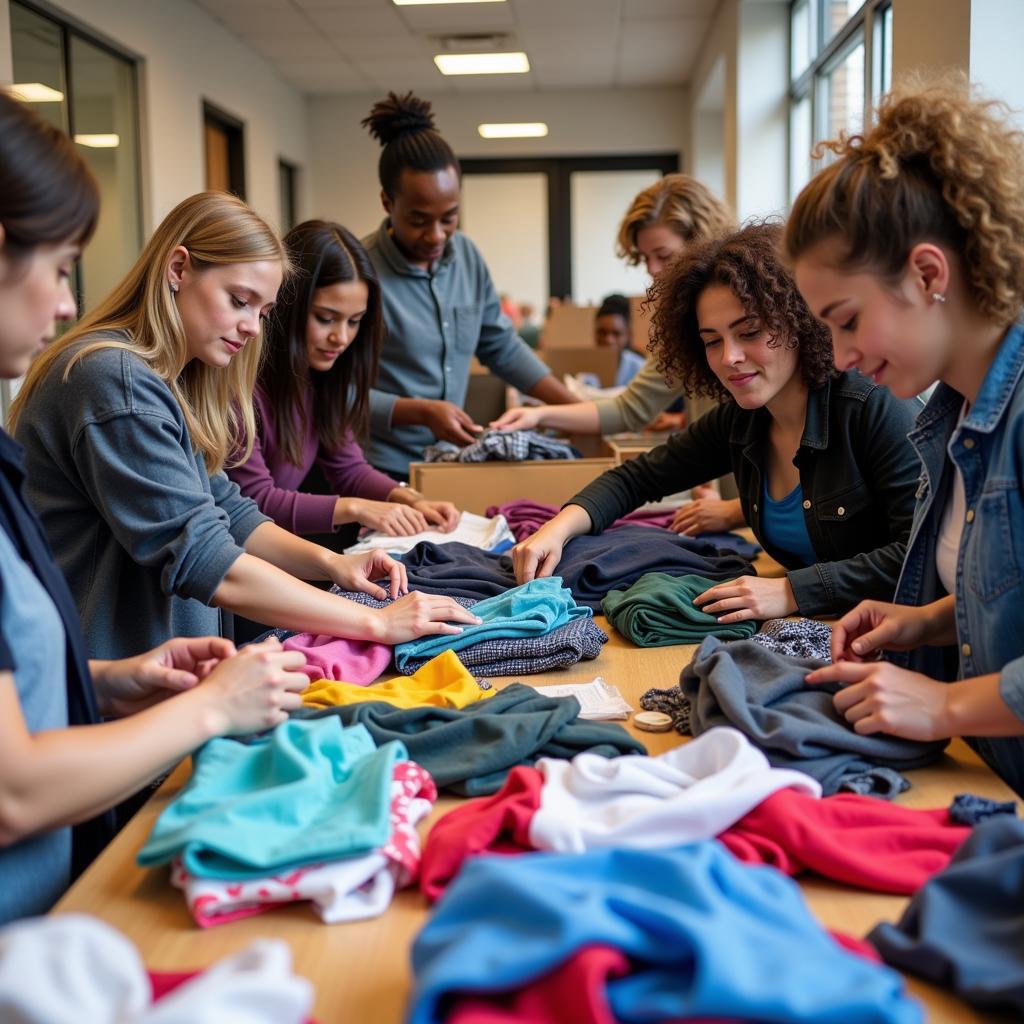 Volunteers Supporting African Charity in Bristol