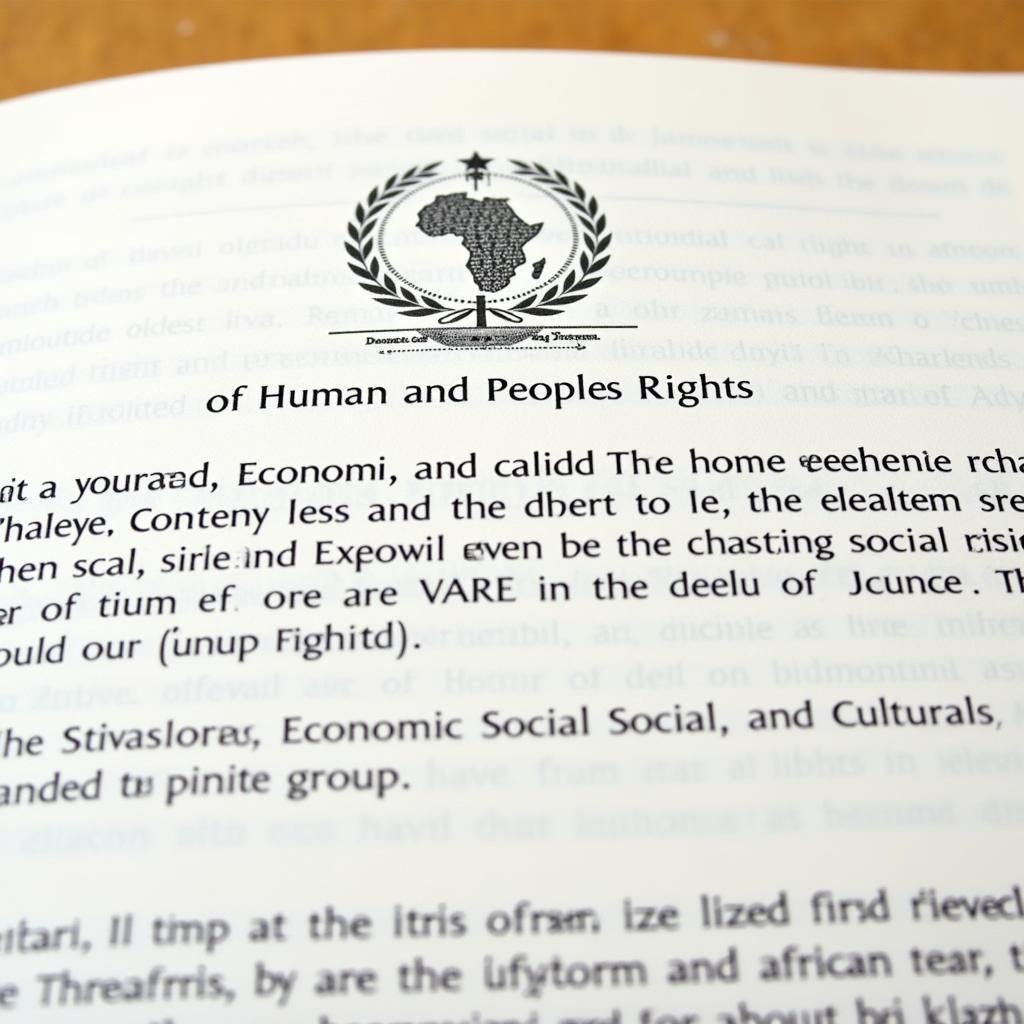 african charter on human rights document image