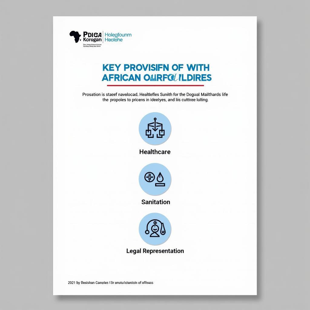 Key Provisions of the African Charter on Prisoners' Rights