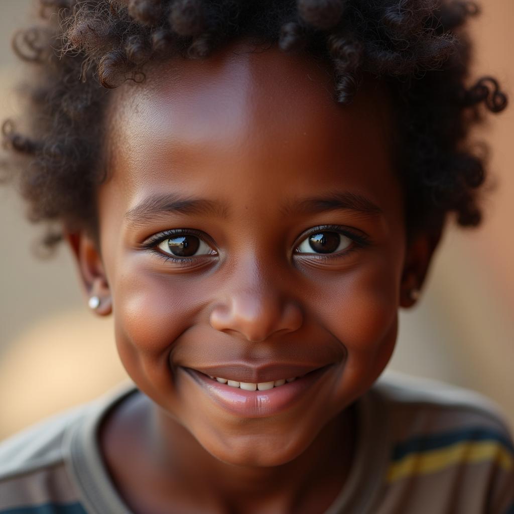 Smiling African Child