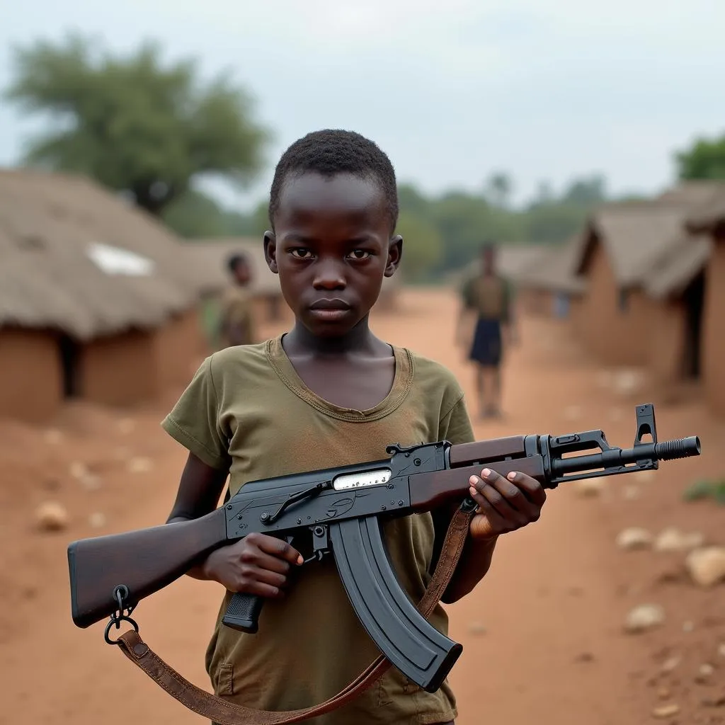 Child Soldier in Africa