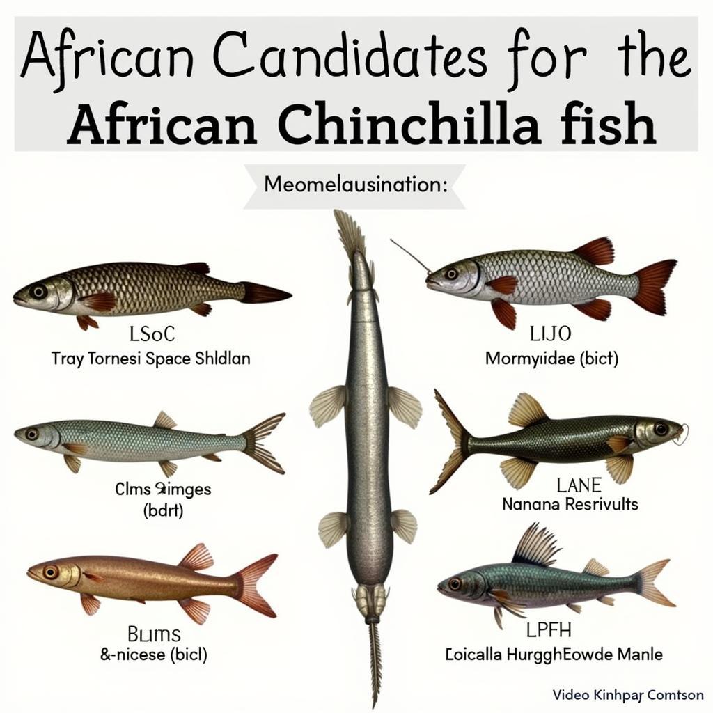 Possible Candidates for the "African Chinchilla Fish"