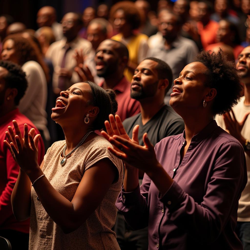 Vibrant African Church Service in Sydney