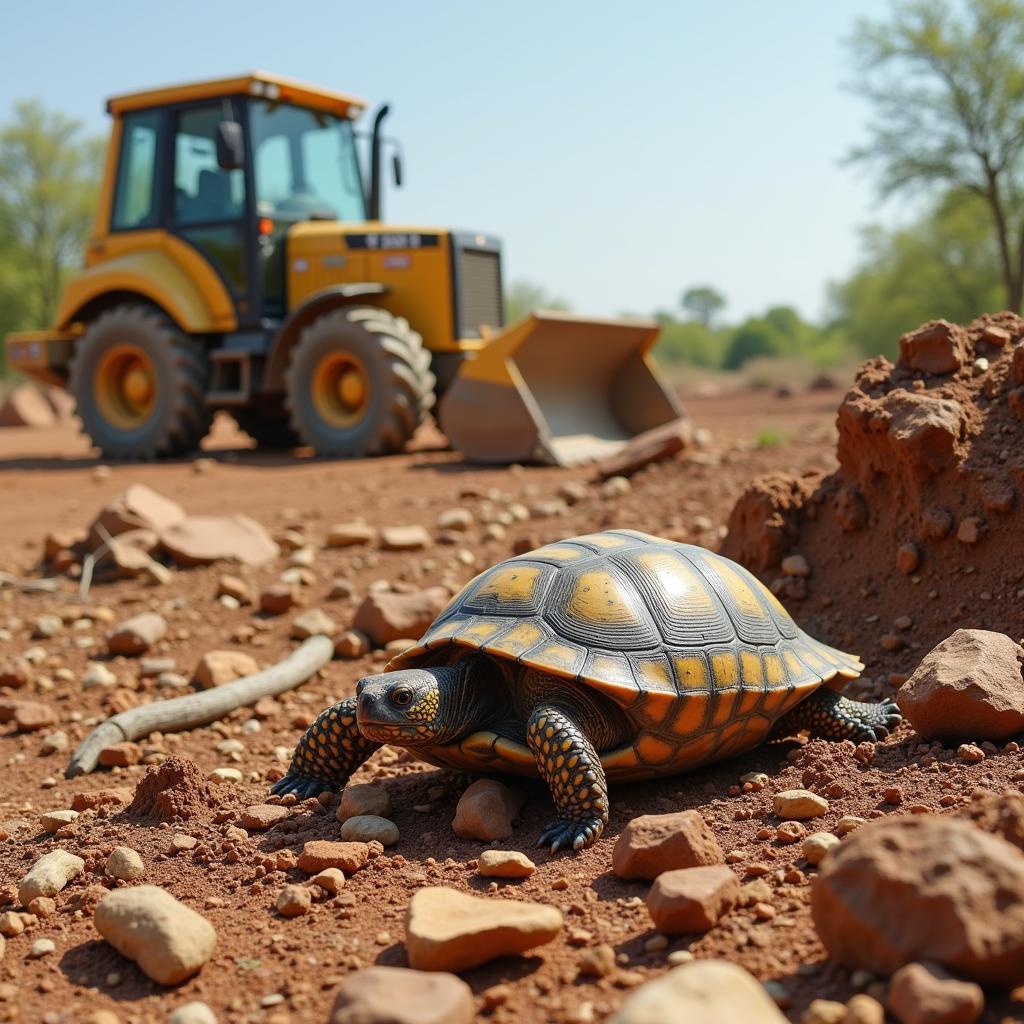 African Cicada Turtle Habitat Threats