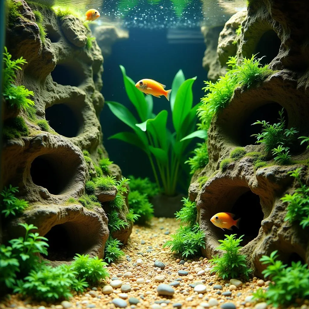 African Cichlid Aquarium Setup