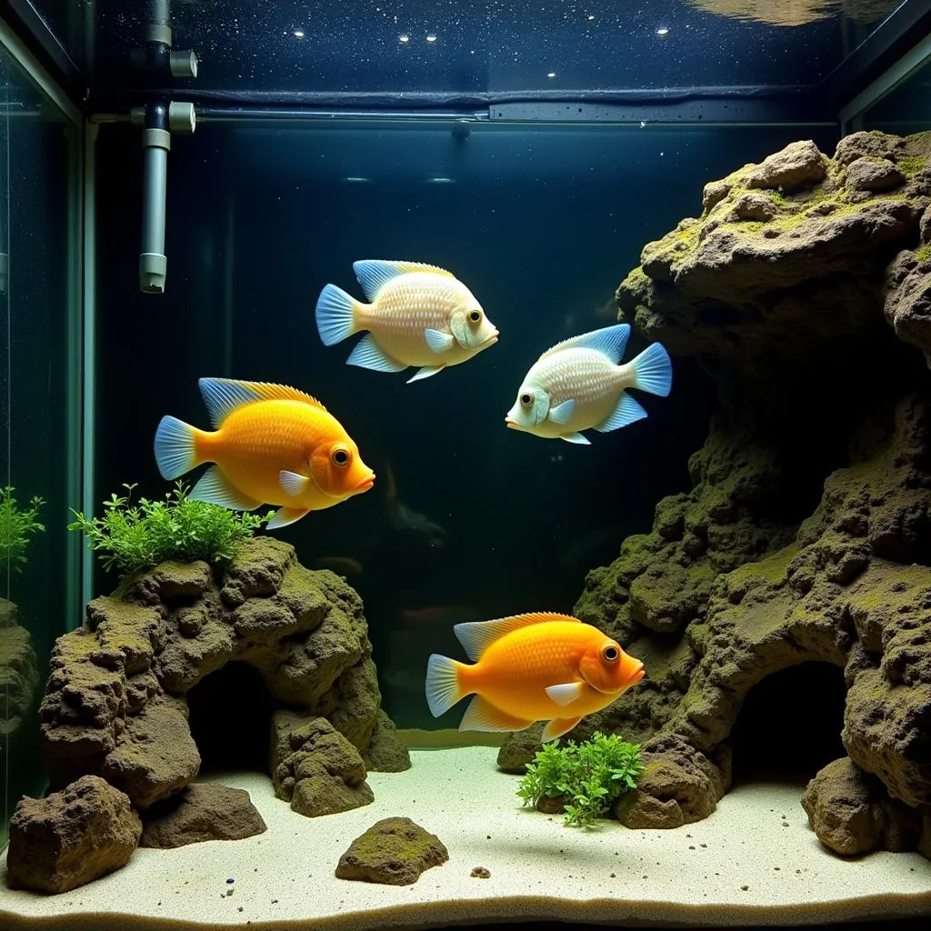 African Cichlid Hap Tank Setup