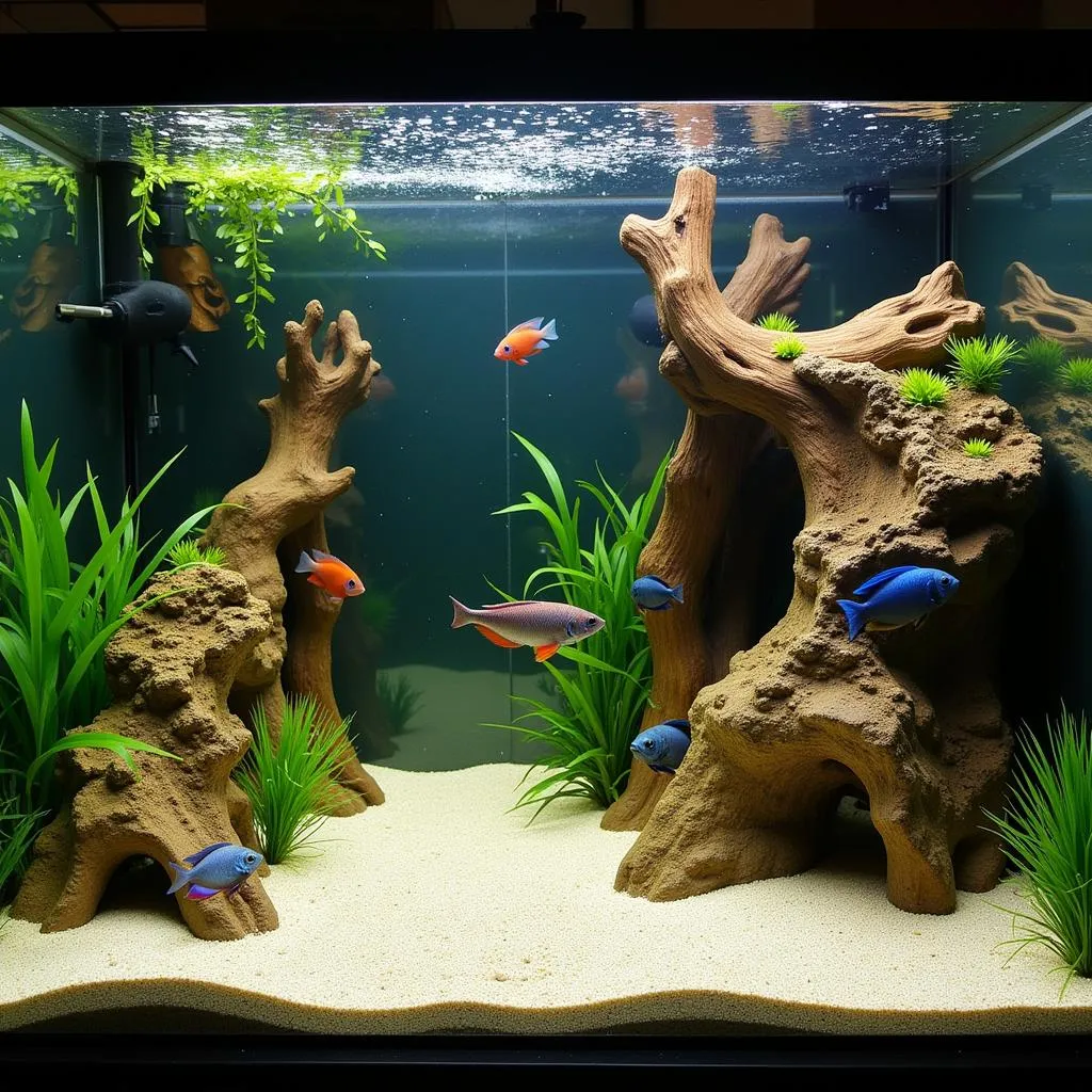 African Cichlid Tank Decor