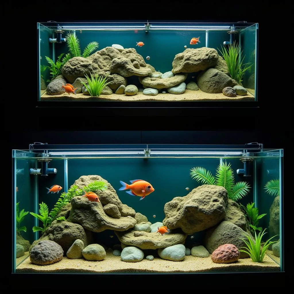 African Cichlid Tank Setup for Large Species