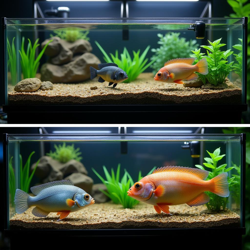 African Cichlid Tank Size Comparison