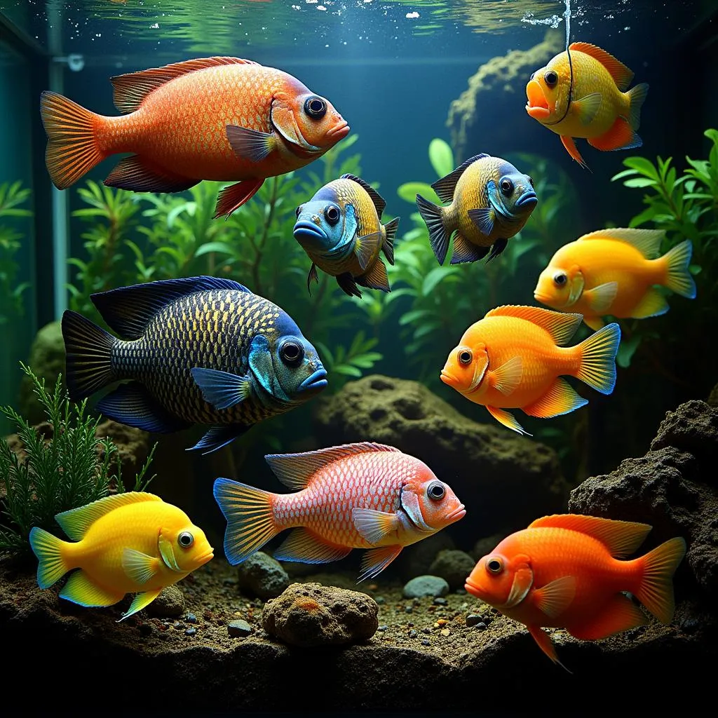 African Cichlids in a Home Aquarium