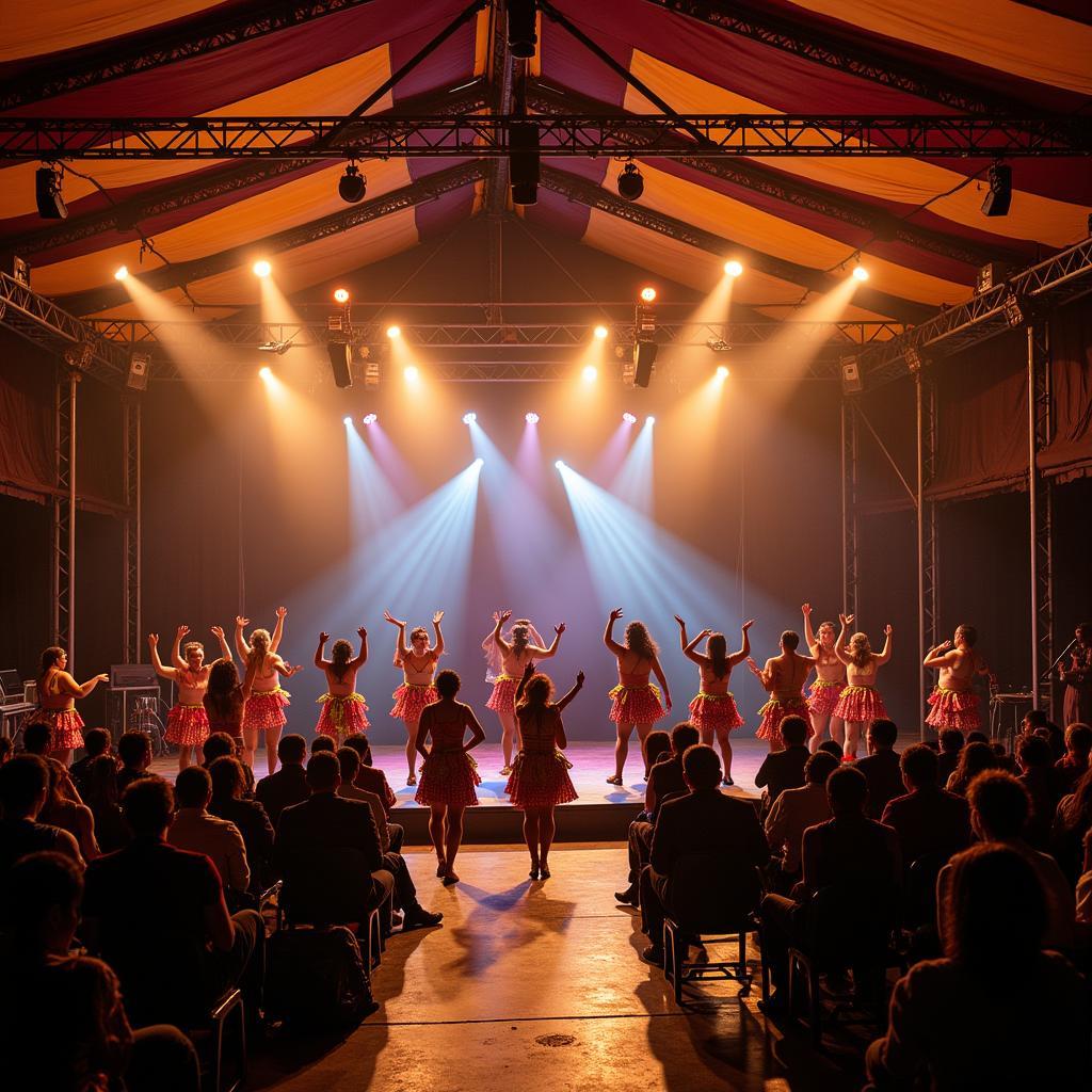 Energetic African Circus Performers in Leytonstone