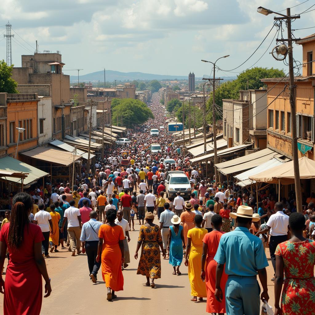 Diverse Population in an African City