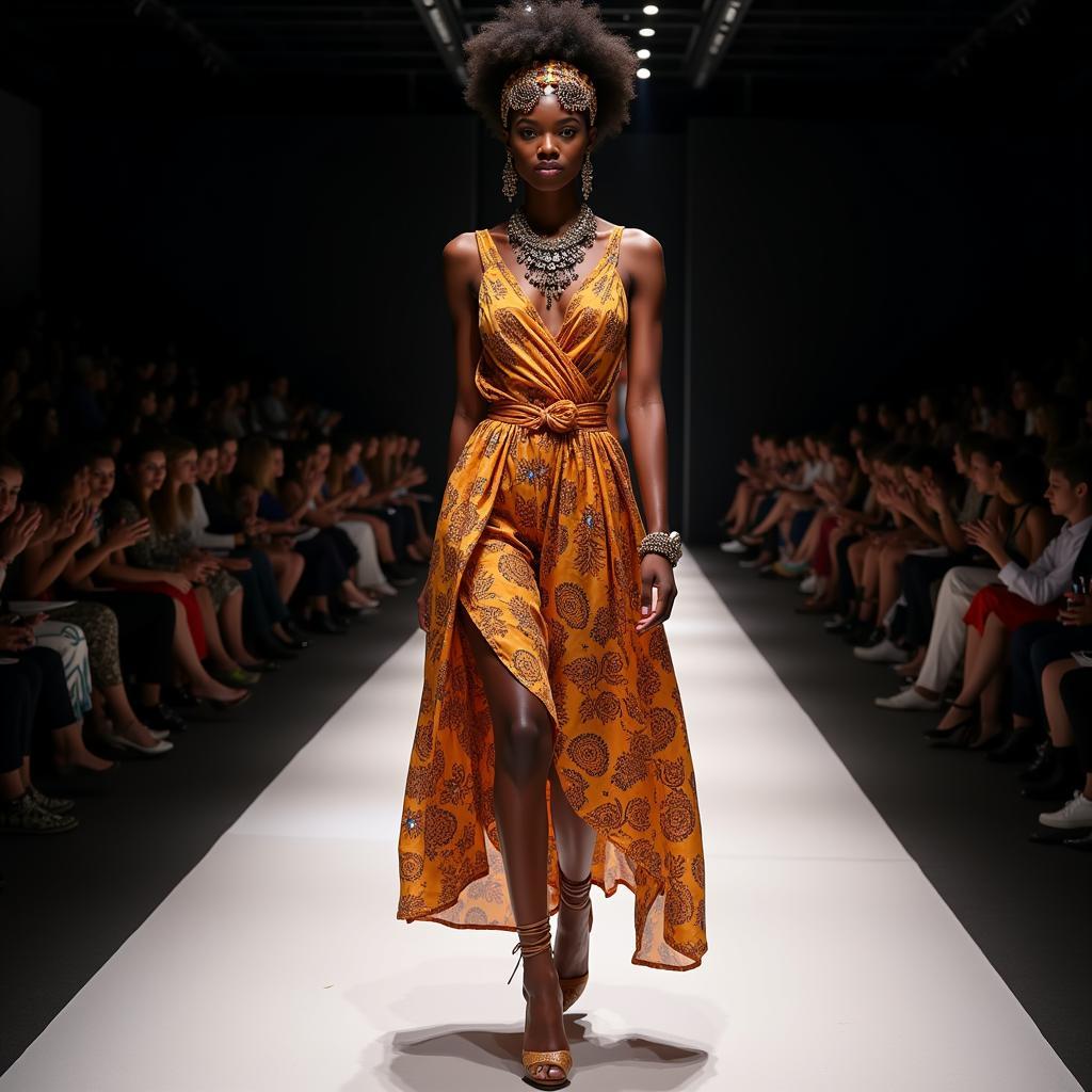 African Clash Trend Global Runway