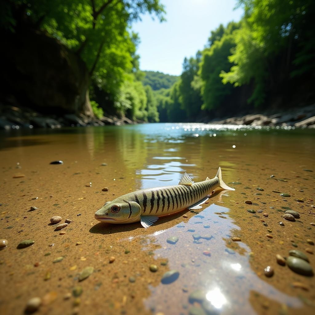 African Cleopia Fish in its Natural Habitat