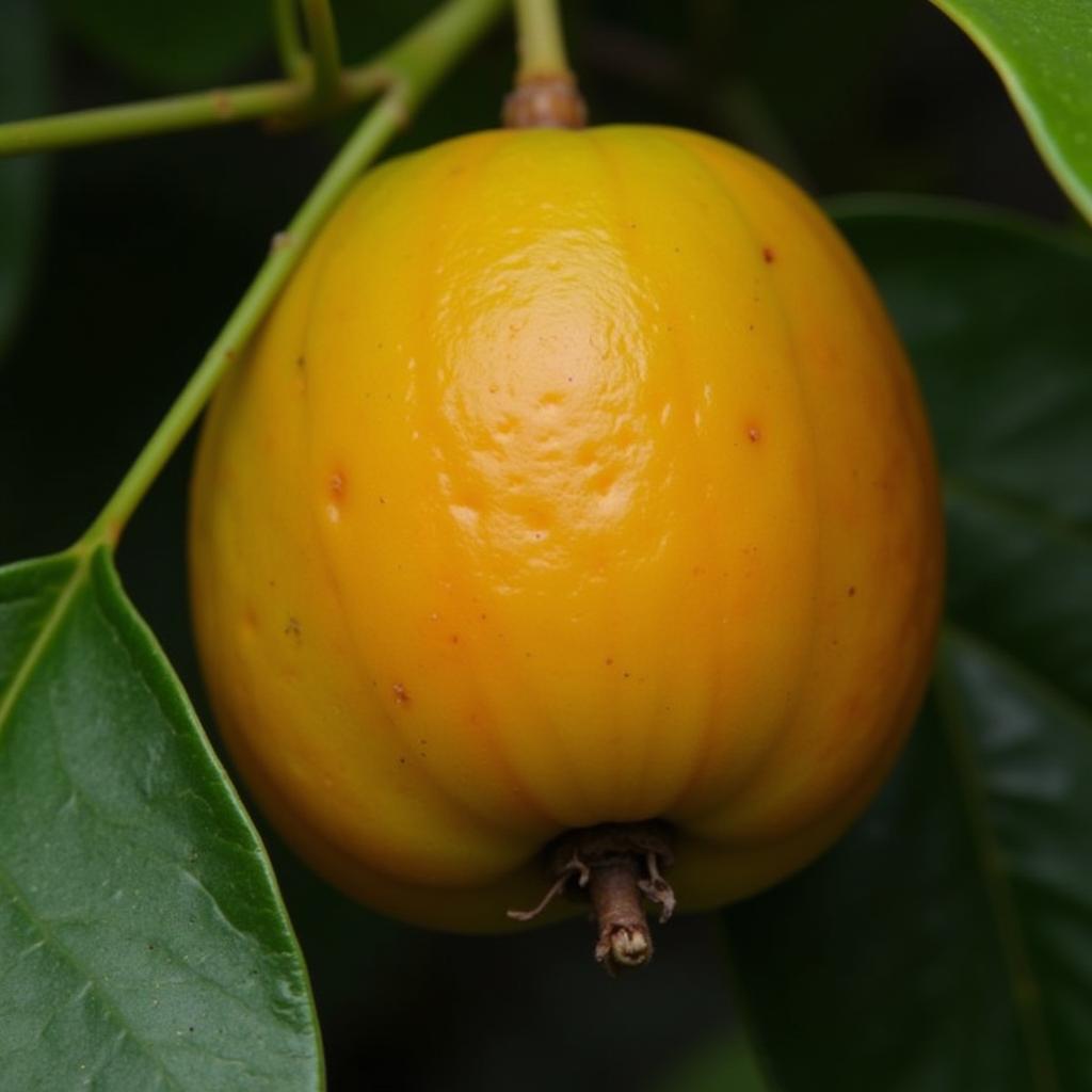 Landolphia owariensis, an African coco fruit