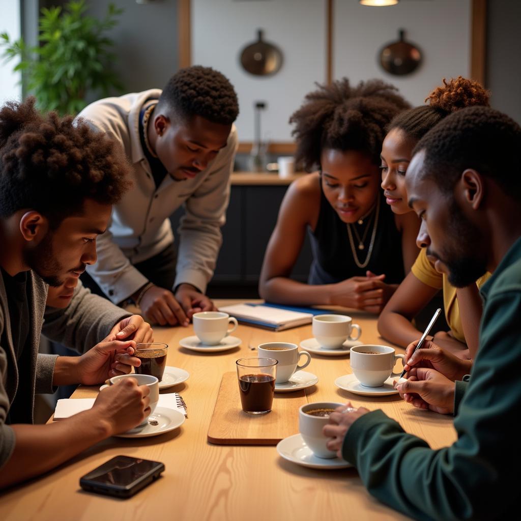 African Coffee Tasting