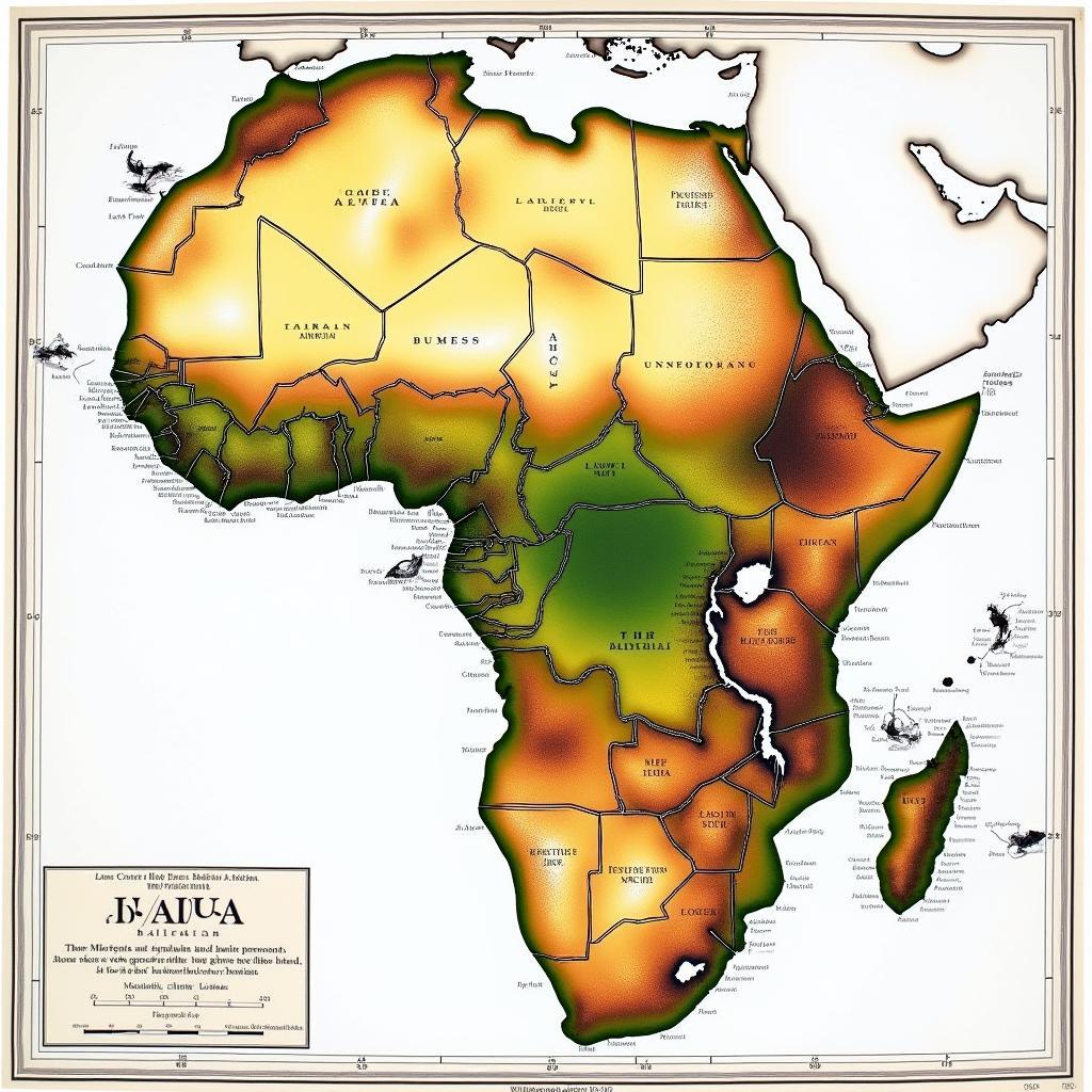 Map of Africa During Colonialism