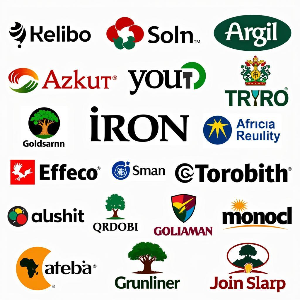 Diverse African Company Logos