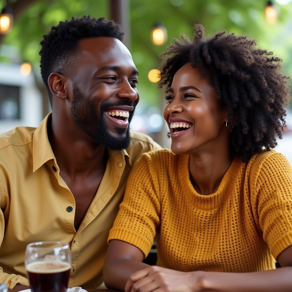 Couple Sharing a Laugh