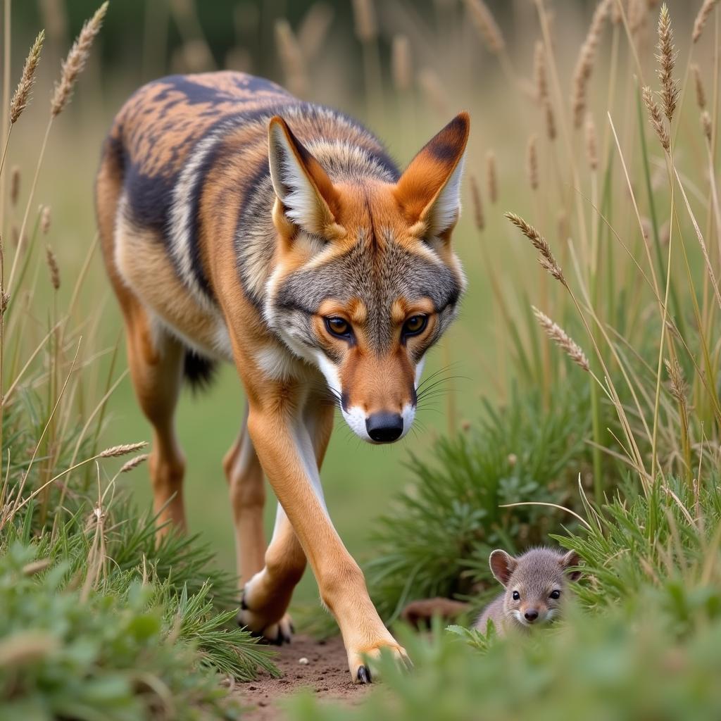 African Coyote Hunting Strategies