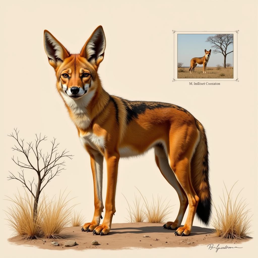 African Coyote Physical Adaptations