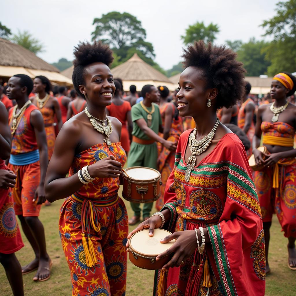 Celebrating African Culture at a Vibrant Festival