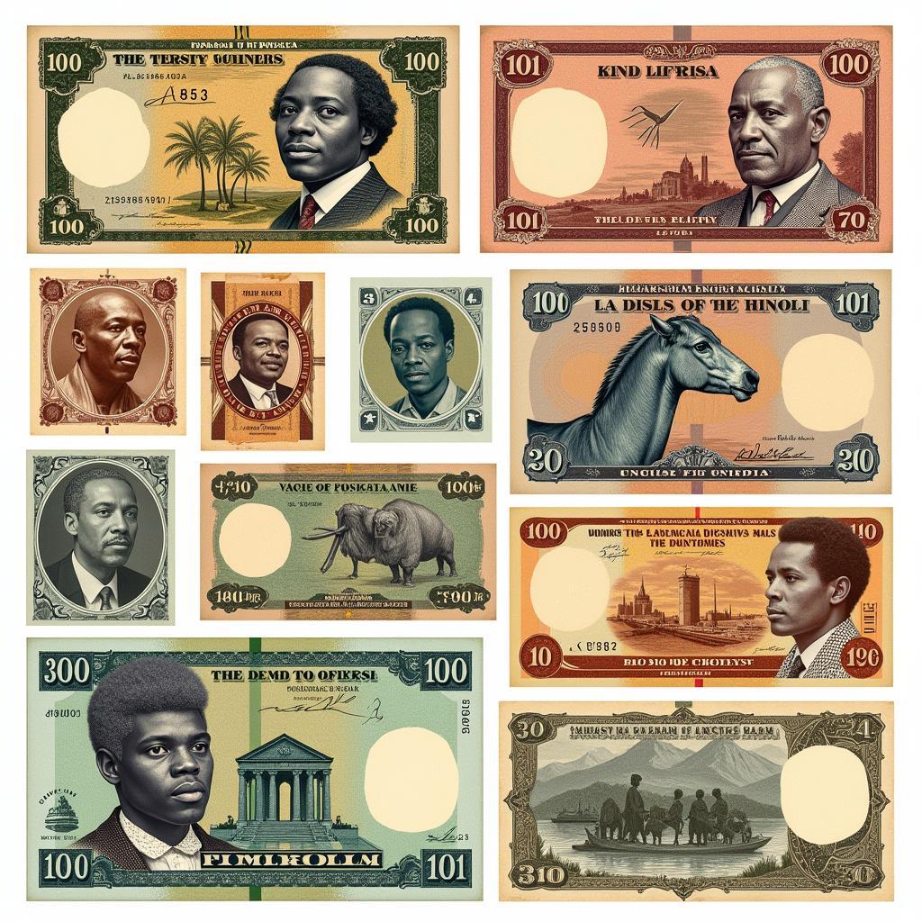 African Currency Design Elements