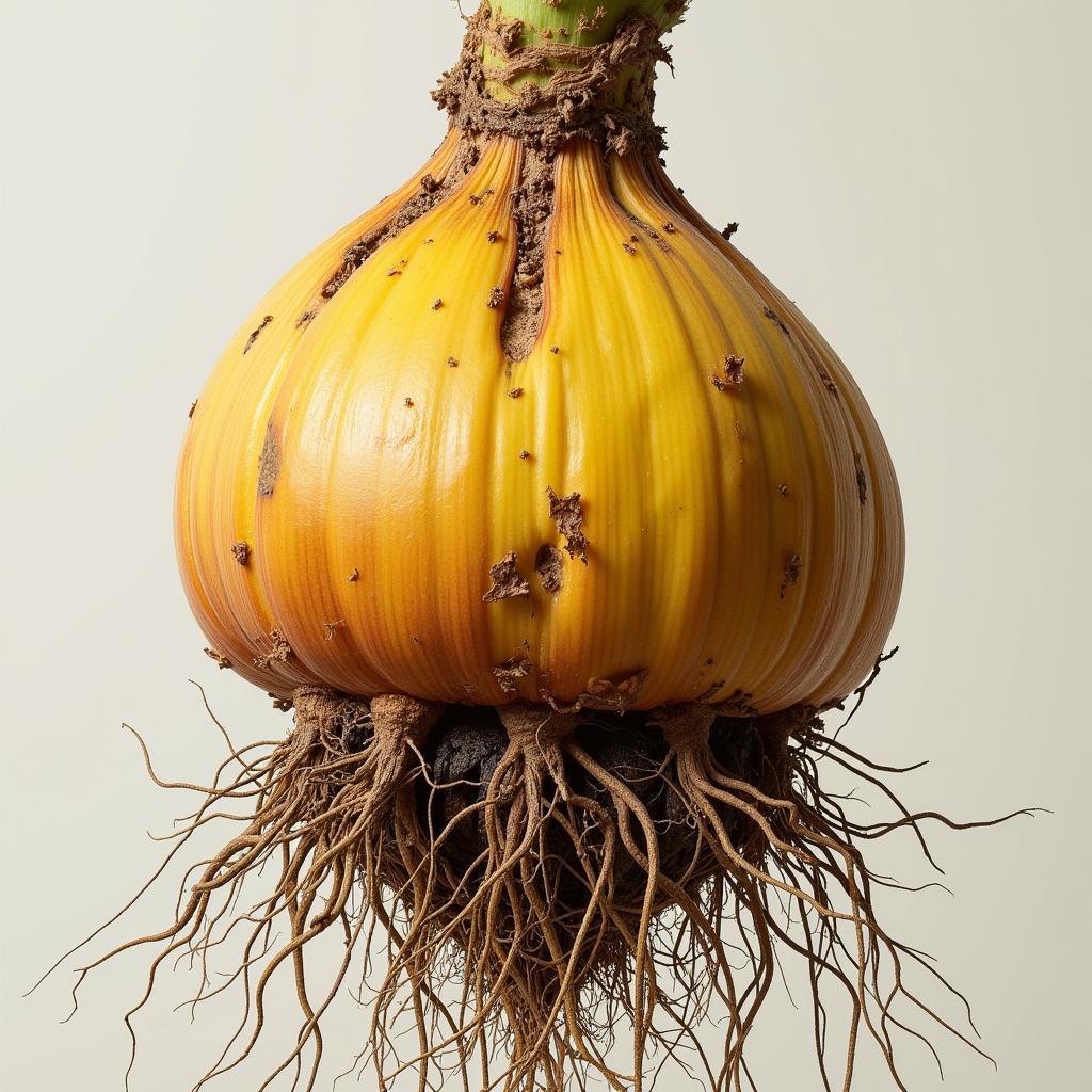 Close-up of an African daffodil bulb