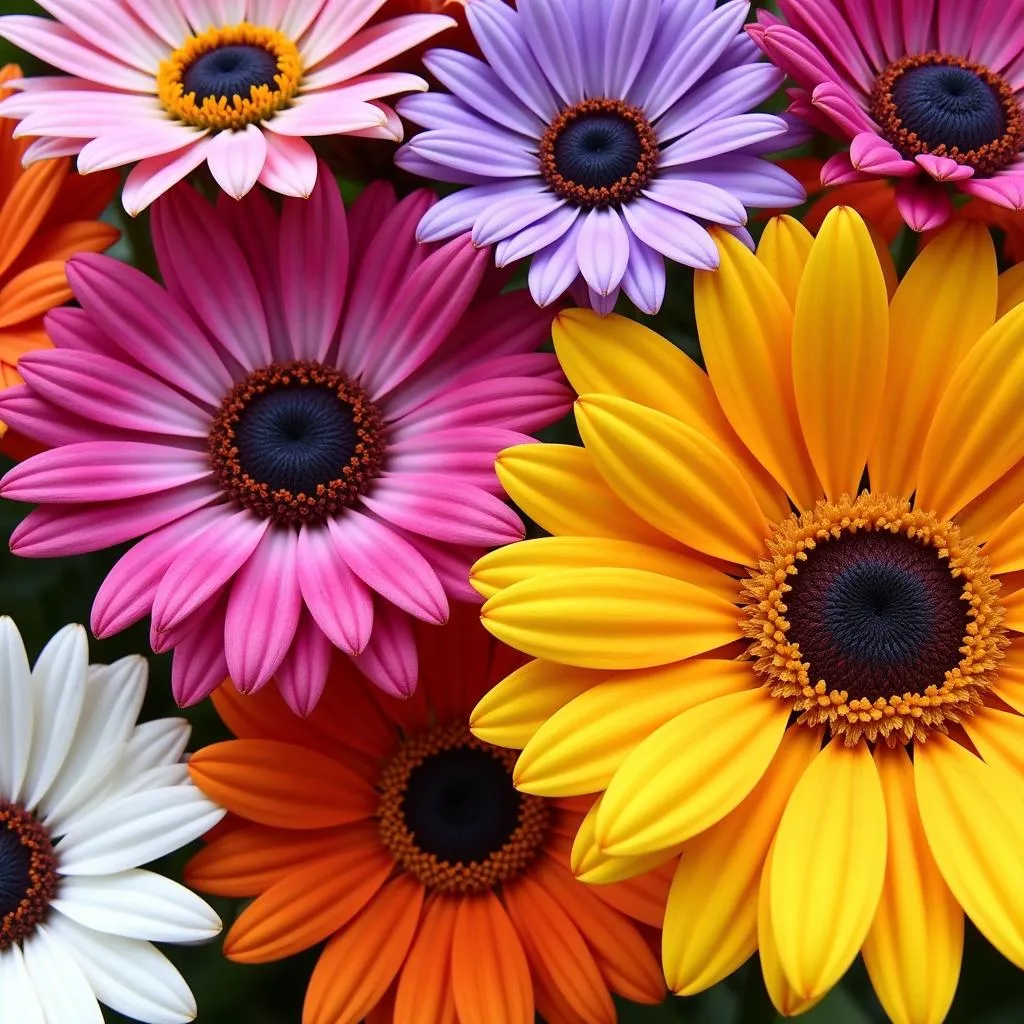 African Daisy Color Combinations