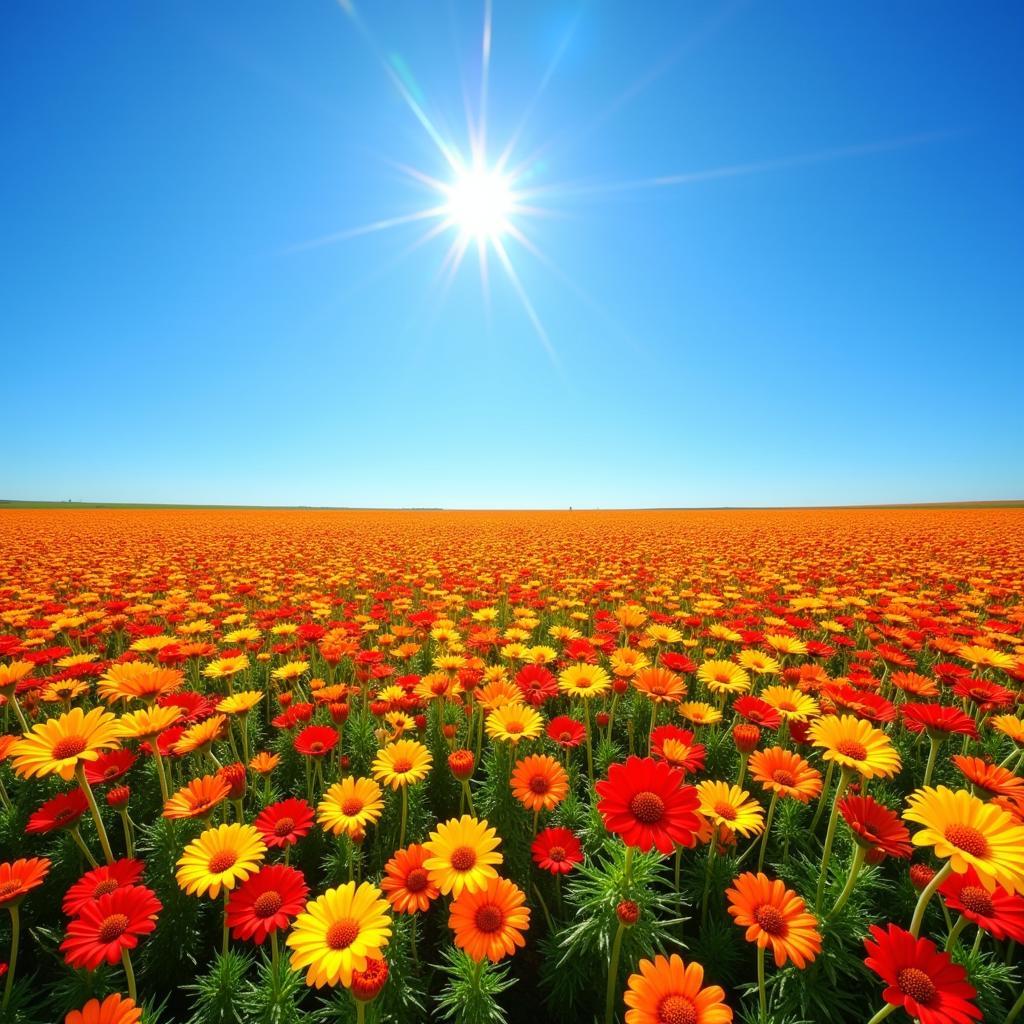 field-of-african-daisies