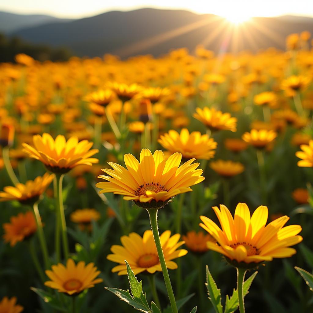 Field of African Daisies